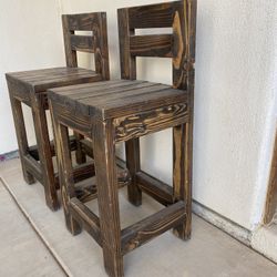 Solid Wood Bar Stools
