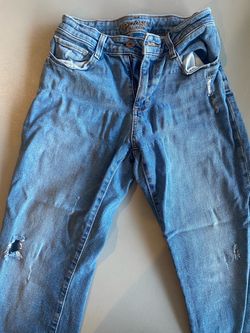 Arizona Jean Co. Distressed Blue Jeans