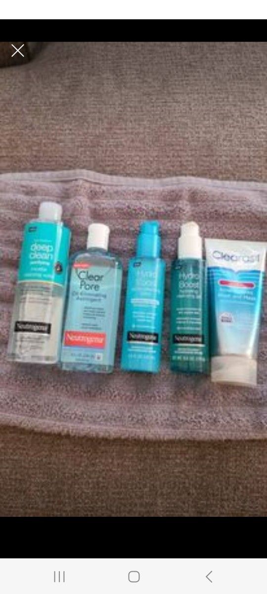 NEW- Neutrogena Face Products