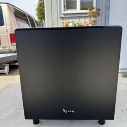 Nice Infinity BU-2 Powered Subwoofer 12-inch, 100-watt RMS. Perfect working condition.
