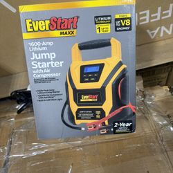 EverStart 1600 Amp Lithium Jump Starter with Air Compressor