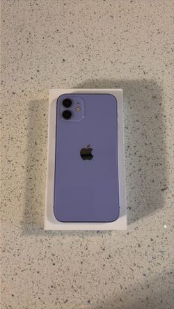 Purple apple iPhone 12