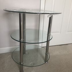 Three Layers Of Thick Glass Table 