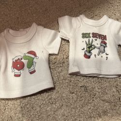 6, 7 shirts perfect for Elf on the Shelf. Velcro close on back. $20 each. Clothing. Accessories. 