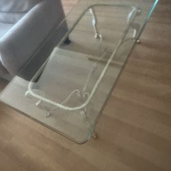 Low Glass And Wrought Iron Tables From CS Wo 