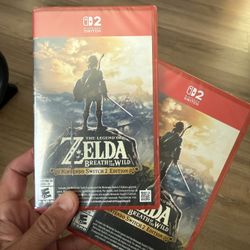 The LEGEND OF ZELDA Breath Of The WILD. Nintendo Switch 2 BRAND NEW.. $68