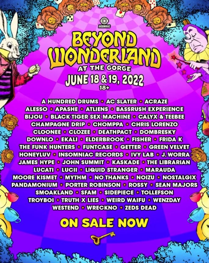 2 Beyond Wonderland @ The Gorge - Terrace Camping Pass