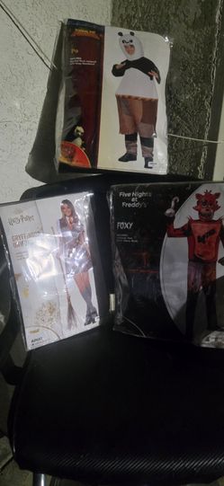 3 holloween costumes for $45