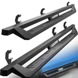 2022 GMC SIERRA OR CHEVY SILVERADO RUNNING BOARDS BRAND NEVER MOUNTED FIT DOUBLE CAB 1500