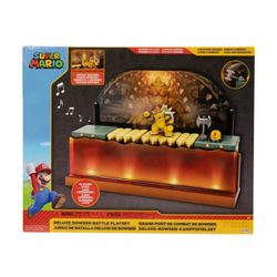 Nintendo Super Mario Deluxe Bowser Battle Action Figure