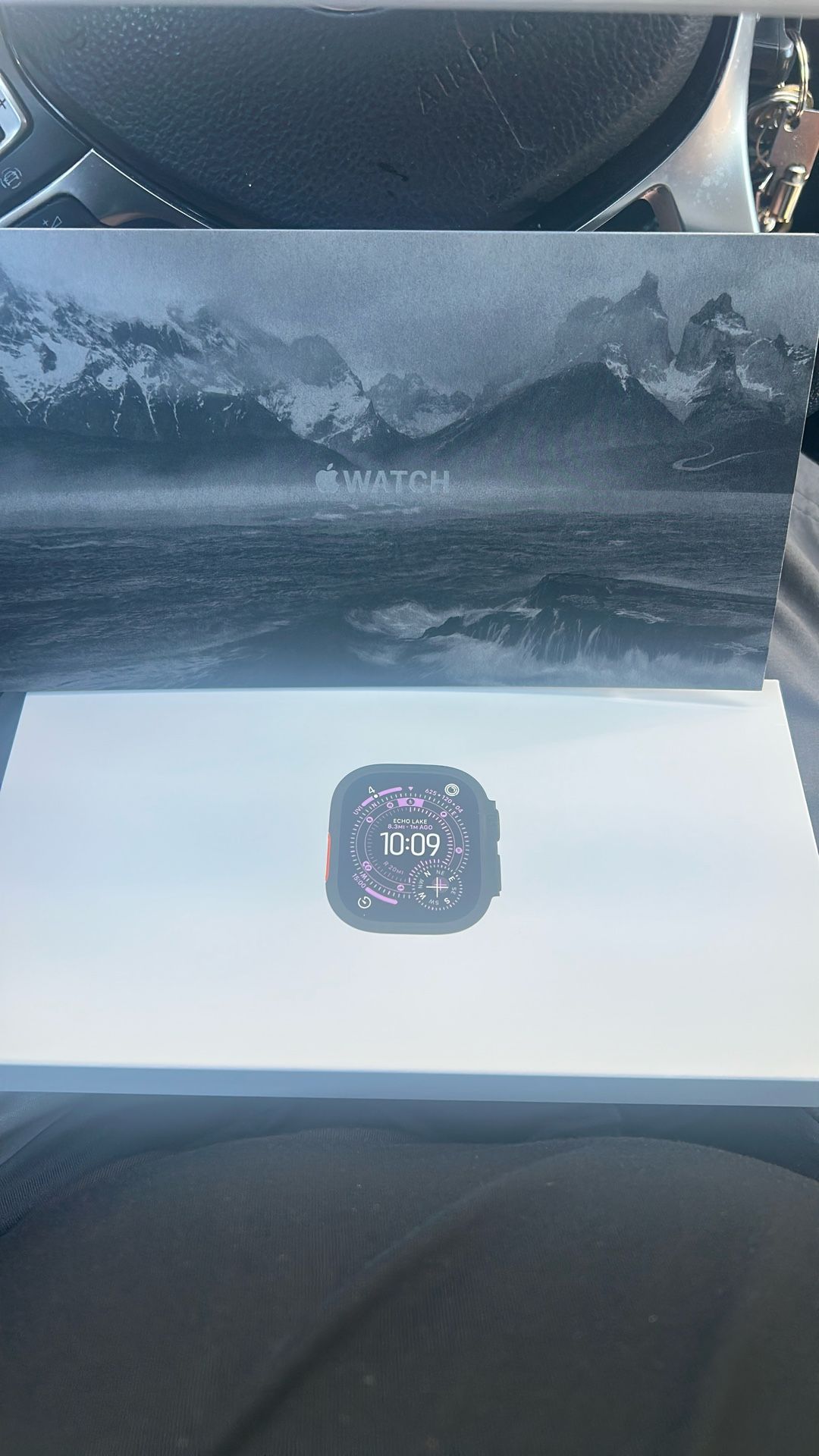 Brand spanking Apple Watch Ultra 349 mm black in the box never opened retail at Apple Store right now for $900. Will take $600 cash first serve I only