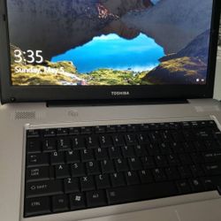 Toshiba Satellite Pro w/windows 10 professional good battery