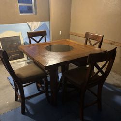 Foldable Wooden Table