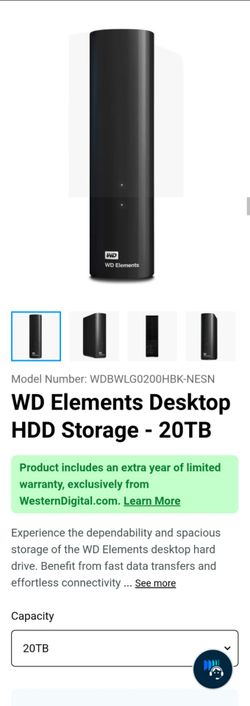 Brand new 20tb Drive