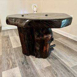 Solid Oak Side Table