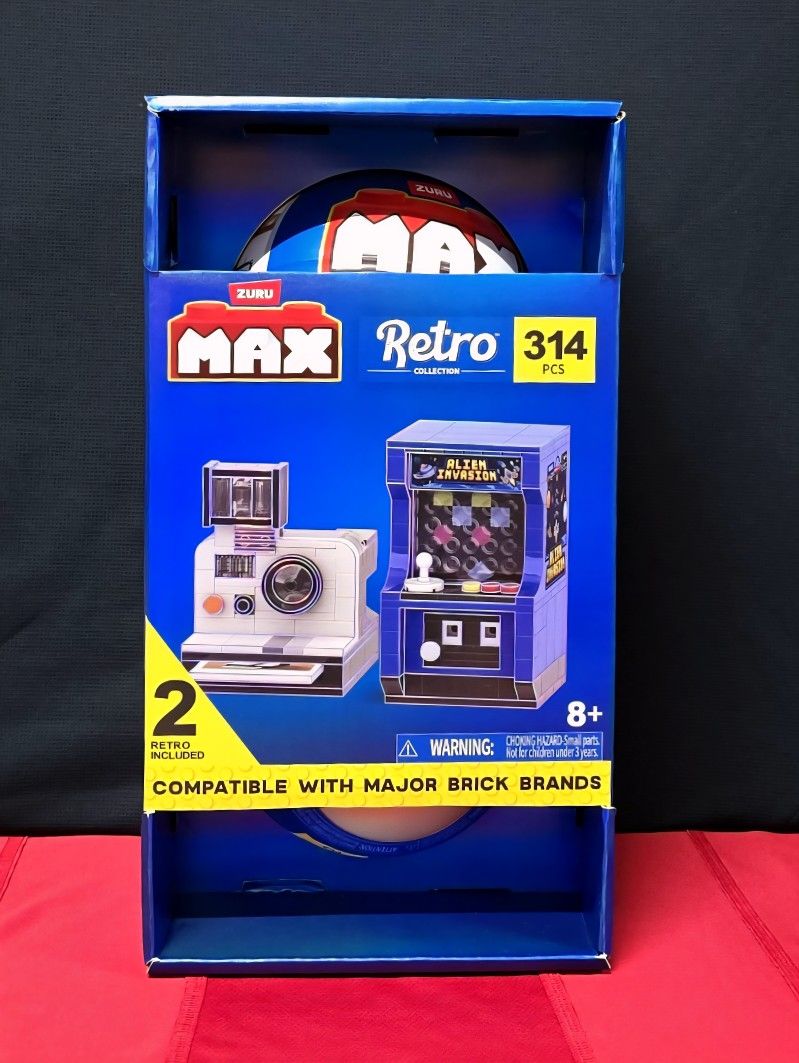 📷Zuru MAX Premium Retro Building Bricks Collection🕹Retro Building Bricks (Arcade Machine) Retro Building Bricks (Polaroid)