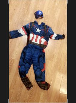 Captain america boys costume Large 10-12