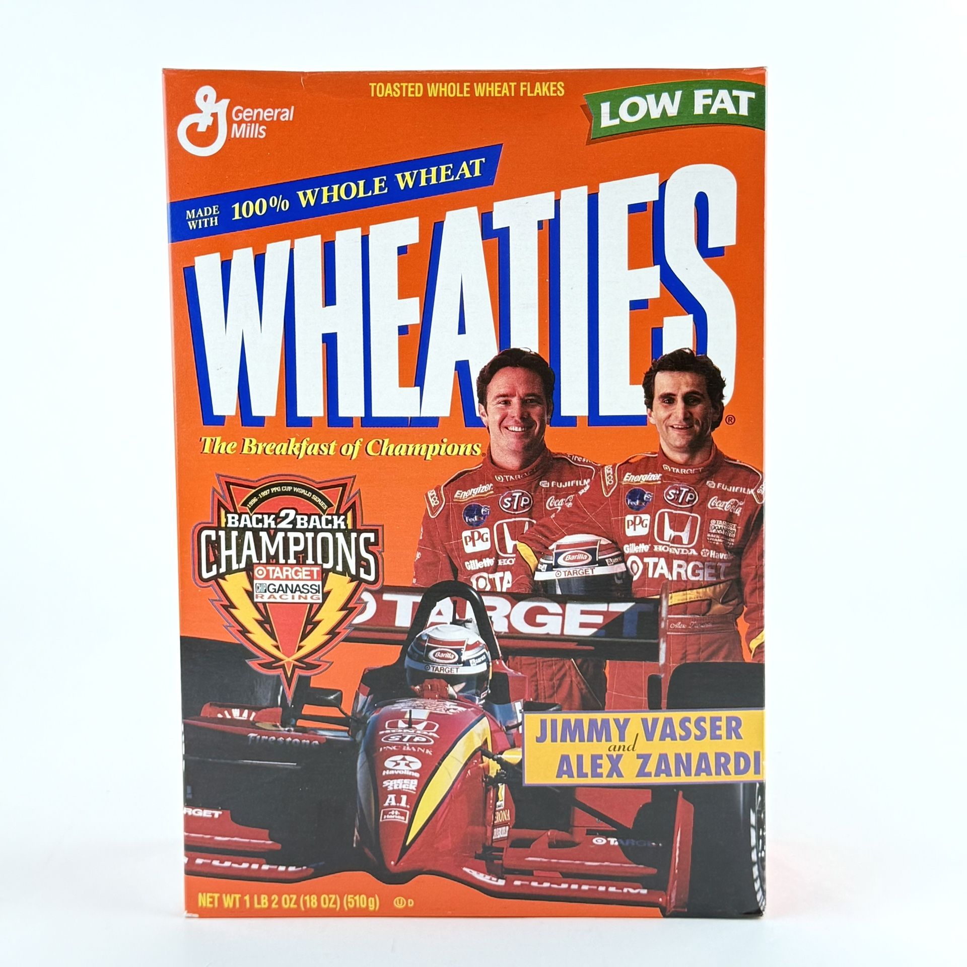 Alex Zanardi Barilla Baseball Hat Collection Of Wheaties Box