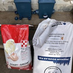 Hen Feeder Food Bedding