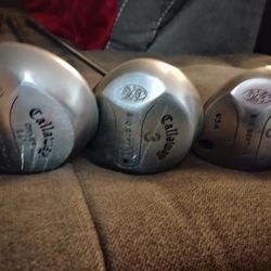 Callaway Drivers Big Burtha And Jr Clubs 