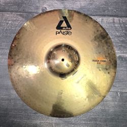 Paiste Alpha Rock Ride 24 Drum Cymbal !! $220 Or Best Offer !!