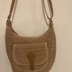 Brown Summer Straw Women Shoulder Bag 