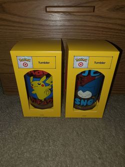 Pokemon Tumblers - Pikachu and Snorlax