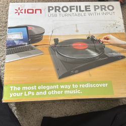 USB Turntable With Input Record Converter