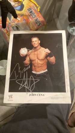 John cena signed by him 2006