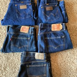 Men’s Wrangler/Levi Jeans 