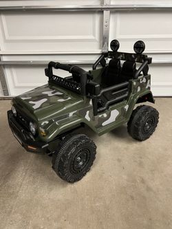 Kids TOYOTA FJ CRUISER jeep Single Rider