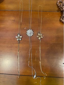 Lot of 3 Slider Necklaces