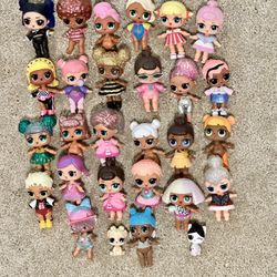 25 LOL Dolls With Accessories And Carrying Case