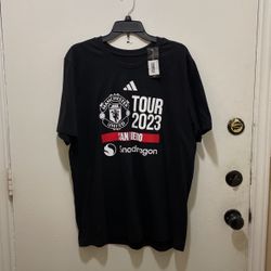 adidas Manchester United 2023 Tour Shirt Size L New 