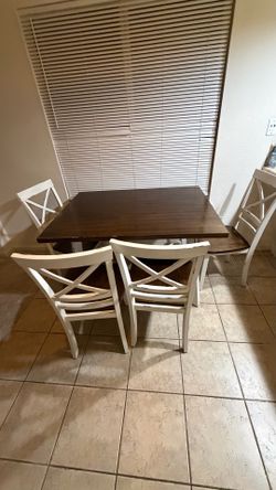 table and chairs