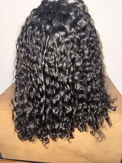 13 X 4 Bob Front Lace Curly 180density