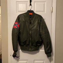 Like New Condition Mens Bomber Jacket Size Medium