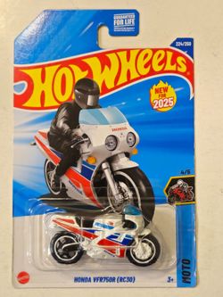 HOT WHEELS. MOTO . 1987 HONDA VFR750R (RC30)