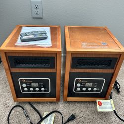 Dr Infrared Heater Portable Space Heater, Original, 1500-Watt, Cherry