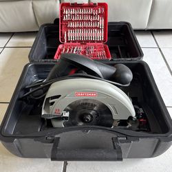 Electric saw a drill bits set