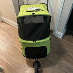 Dog Pet Stroller - Pawhut 3 Wheel (Used Once)