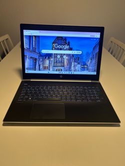 Hp probook 455 g5 laptop computer  AMD A10-9620 RADEON R5 4GB RAM, 128GB SSD Microsoft office installed. Windows 11 pro.  Battery life 50% No trades. 