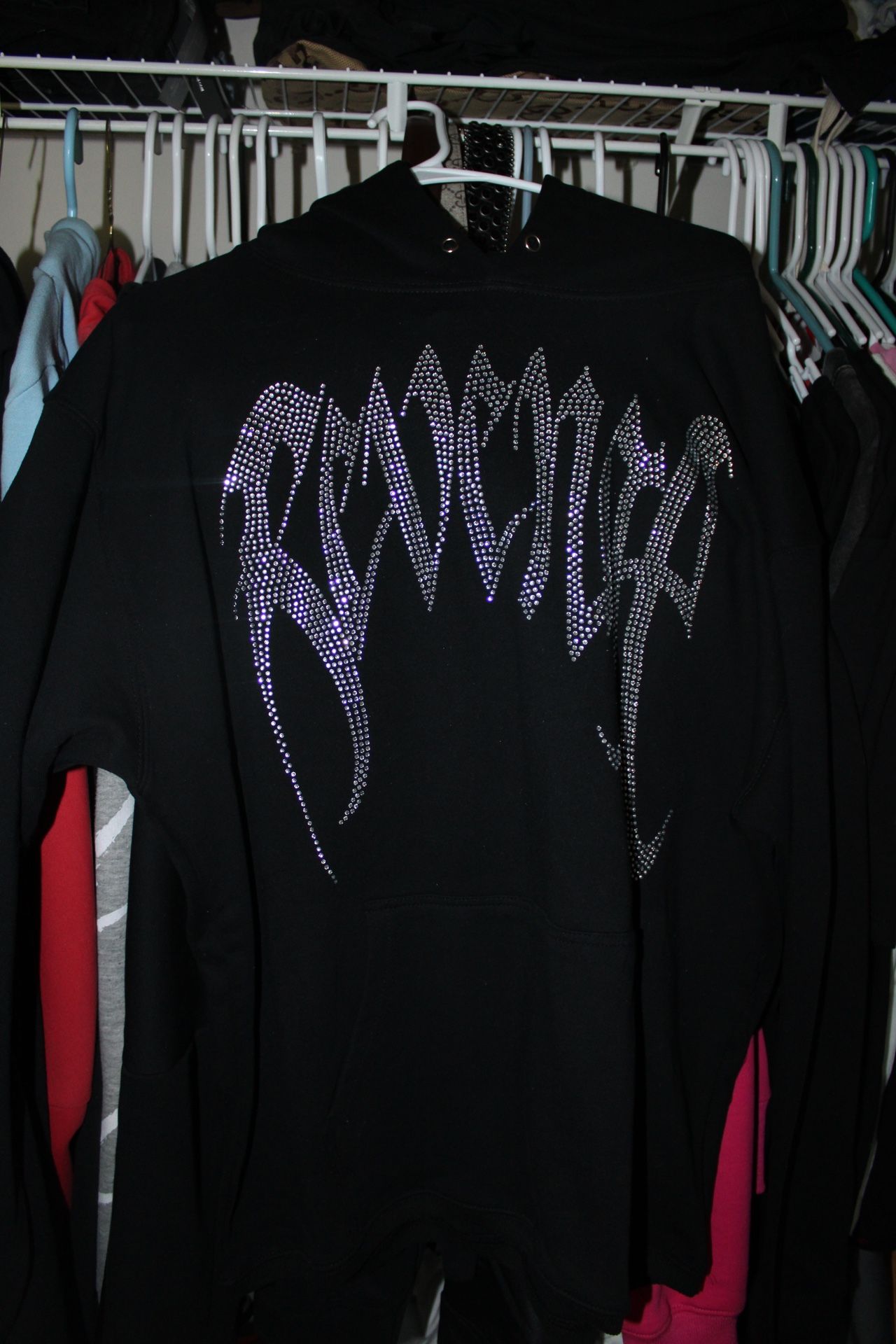 Revenge Rhinestone Hoodie