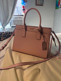 Kate Spade New York Pink Saffiano Satchel