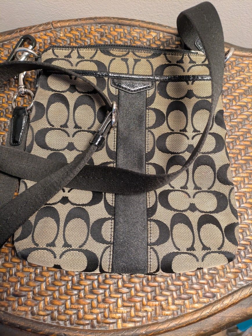 Coach Crossbody Bag 9" x 8"