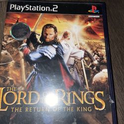 Lord Of The Rings PS2