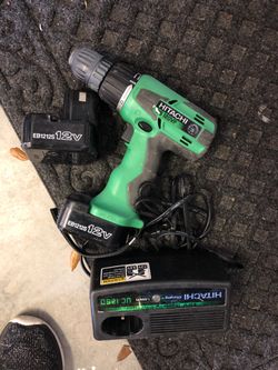 Hitachi 12v power drill