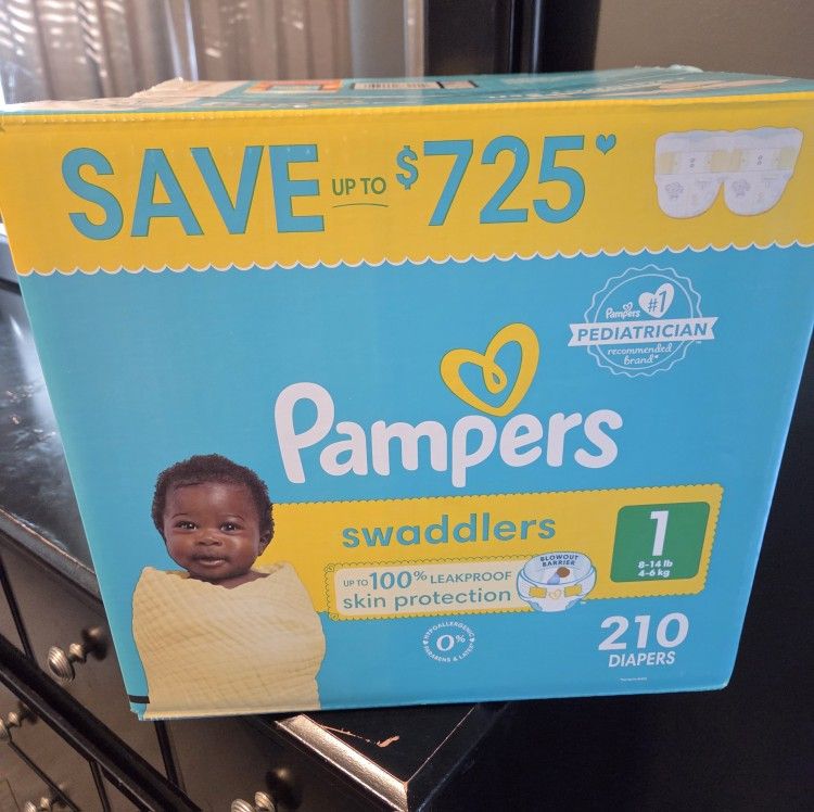Pampers Swaddlers 210 Count