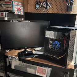 Budget I3 9100F GTX 1650 Gaming PC And Monitor Bundle! 