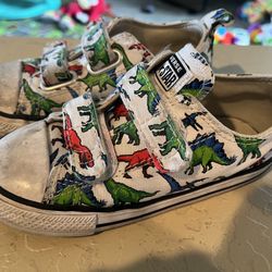 Converse Toddler Dinosaur Shoes Size 9 $8